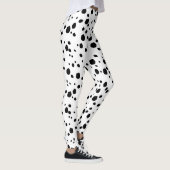 Leggings Motif Poster de animal moderne chic dalmate (Droite)
