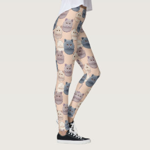 Leggings Motif pour amateur de chat britannique à poil cour