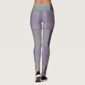 Leggings Motif pourpre (Dos)
