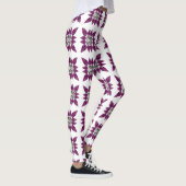 Leggings Motif pourpre (Droite)