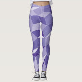 Leggings Motif pourpre (Devant)