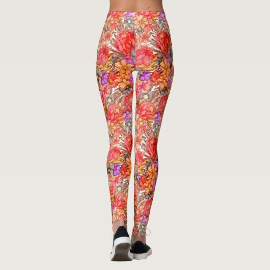 Leggings Motif Protea (Dos)