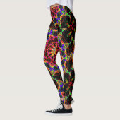 Leggings Motif psychédélique populaire (Gauche)