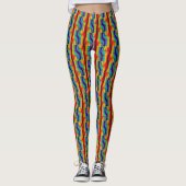 Leggings Motif Rainbow Fist (Devant)