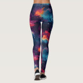 Leggings Motif Rainbow Galaxy (Dos)