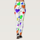 Leggings Motif Rainbow Hearts (Dos)