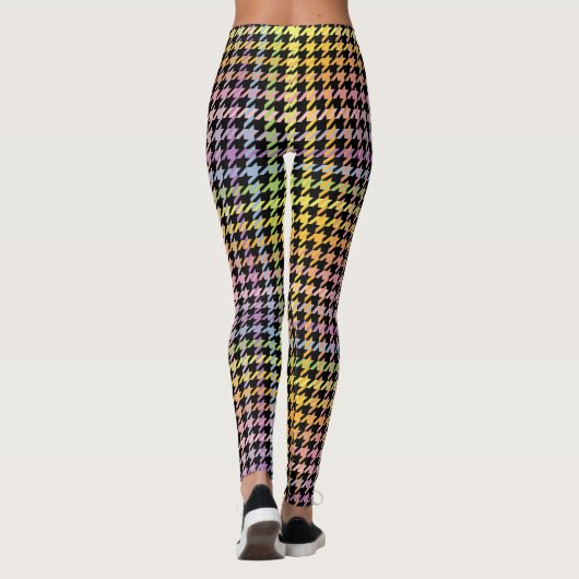 Leggings Motif Rainbow Houndstooth (Dos)