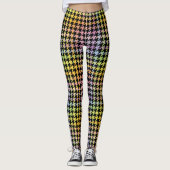 Leggings Motif Rainbow Houndstooth (Devant)