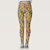 Leggings Motif Rainbow moderne (Devant)