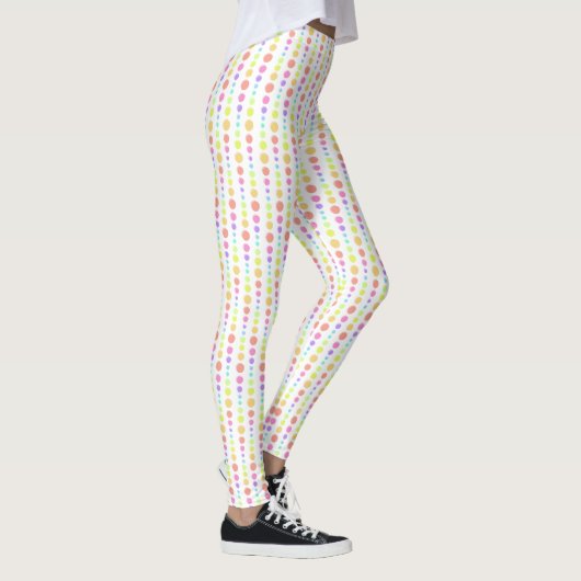 Leggings Motif Rainbow Pastel Dots (Droite)