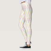 Leggings Motif Rainbow Pastel Dots (Gauche)