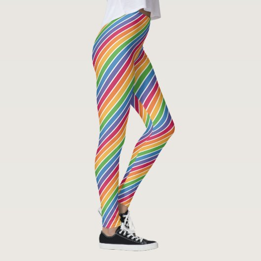 Leggings Motif Rainbow Stripes (Droite)
