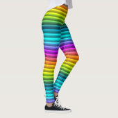 Leggings Motif Rainbow Stripes aux couleurs modernes (Droite)