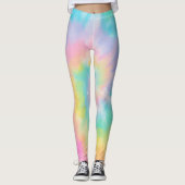 Leggings Motif Rainbow Tie Dye (Devant)