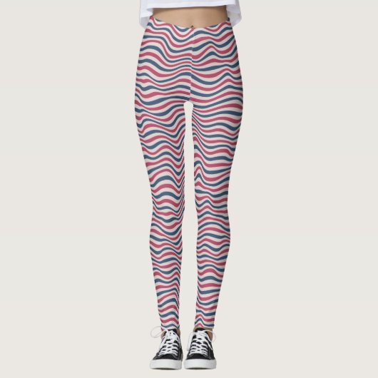 Leggings Motif rayé 2 (Devant)