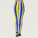 Leggings Motif rayé jaune et bleu Coloured<br><div class="desc">Motif rayé jaune et bleu Coloured</div>