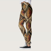 Leggings Motif rayure rustique du Sud-Ouest (1) (Gauche)