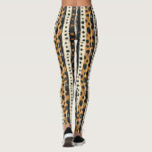 Leggings Motif rayure rustique du Sud-Ouest (3) (Dos)