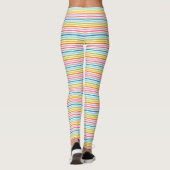 Leggings Motif Rayures Colorées (Dos)