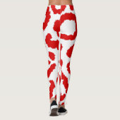 Leggings Motif Red Leopard (Dos)