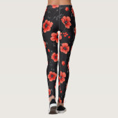 Leggings Motif Red Poppy (Dos)