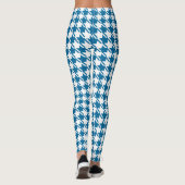 Leggings Motif répétitif de la base bleue (Dos)