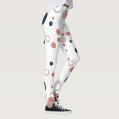 Leggings Motif Rétro à Points Modernité du Milieu de Siècle (Droite)
