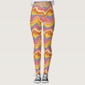 Leggings Motif rétro super (Devant)