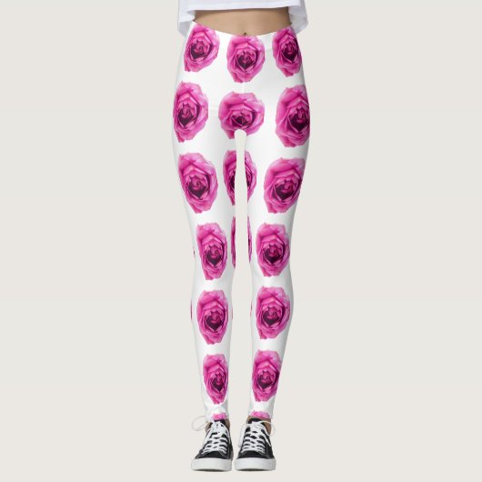 Leggings Motif rose (Devant)