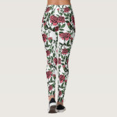 Leggings motif rose (Dos)