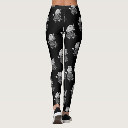 Leggings Motif rose (Dos)