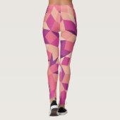 Leggings Motif rose Abstrait (Dos)
