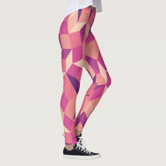 Leggings Motif rose Abstrait (Droite)