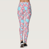 Leggings Motif rose Chido d'Axolotl de Chibi (Dos)