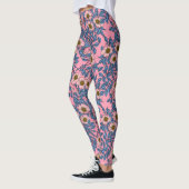 Leggings Motif rose de chien (Gauche)