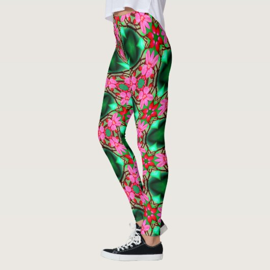 Leggings Motif Rose du désert (Gauche)
