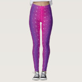 Leggings Motif rose étoile (Devant)
