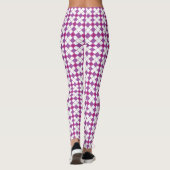 Leggings Motif rose géométrique (Dos)