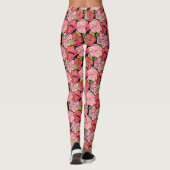 Leggings Motif rose Hibiscus (Dos)