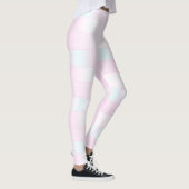 Leggings Motif rose iridescent de rayure (Droite)
