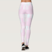 Leggings Motif rose iridescent de rayure (Dos)
