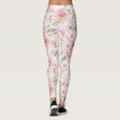 Leggings Motif rose Pastel (Dos)