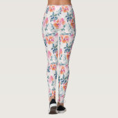 Leggings Motif Rose peint (Dos)