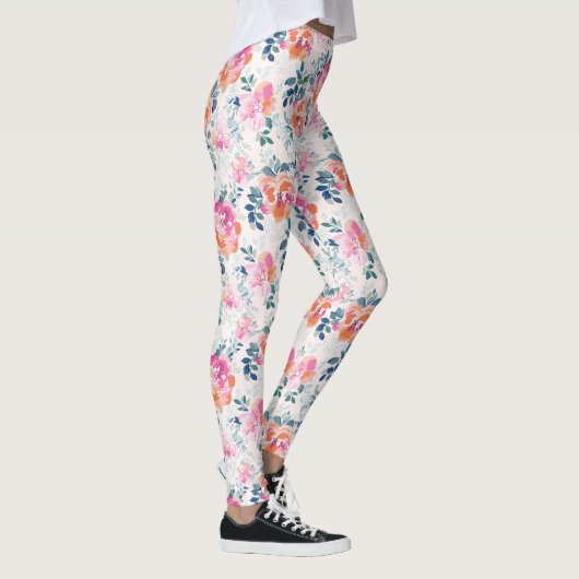Leggings Motif Rose peint (Droite)