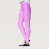 Leggings Motif rose points blancs (Gauche)