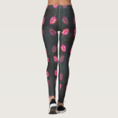 Leggings Motif Rose Rose (Dos)