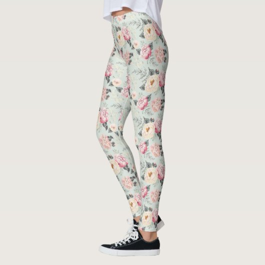 Leggings Motif rose Rose Garden (Gauche)