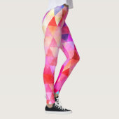 Leggings Motif rose vif multicolore (Droite)
