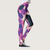 Leggings Motif rose violet (Droite)