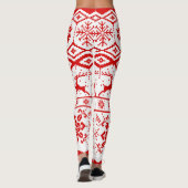 Leggings Motif rouge (Dos)